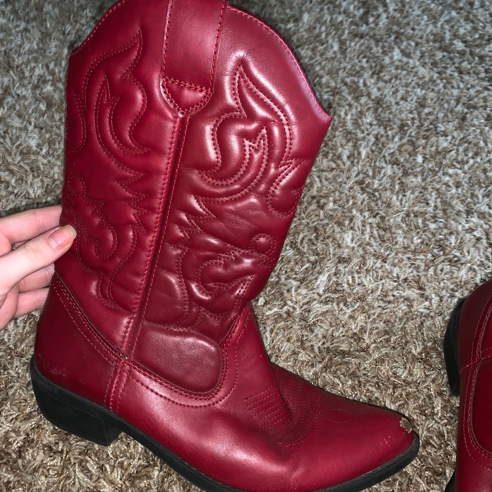 Red Cowboy Boots